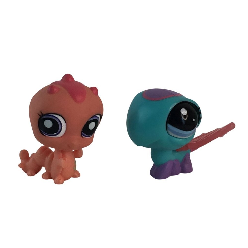Littlest Pet Shop‎ LPS #2305 Dragonfly Working Light Up Wings #1993 Caterpillar